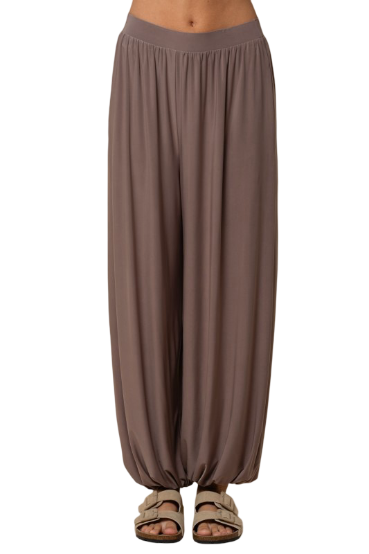 Pantalones LALAVON globo de corte relajado