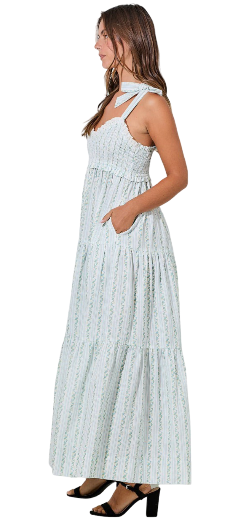 Apparel-Baeverly by Madewell Floral Maxi Sundress