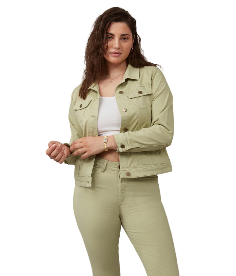 Apparel- Lola Jeans GABRIELLA SAGE Classic Denim Button Up