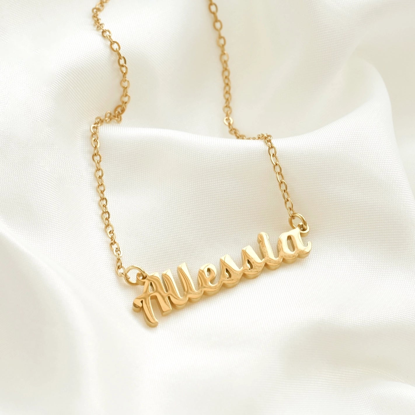 Necklaces- 18k Personalized Name Necklace