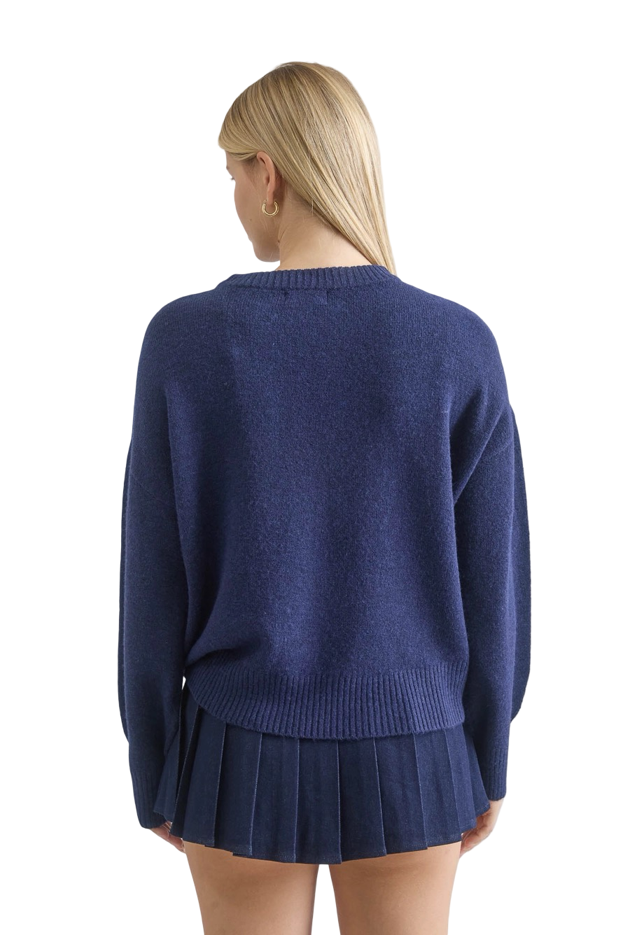 Apparel- The Workshop Swan Motif Sweater Top
