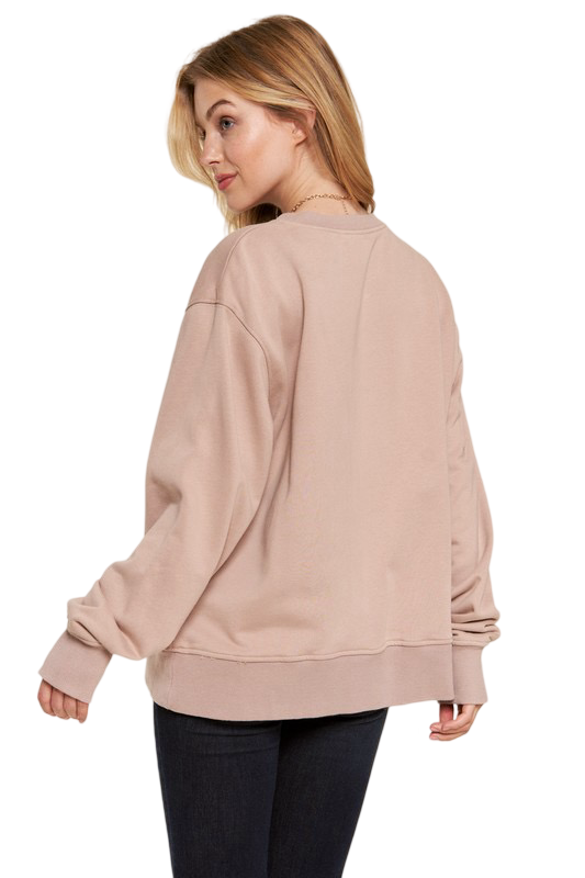 Apparel- And The Why Washed Milano Pullover Sweatshirt