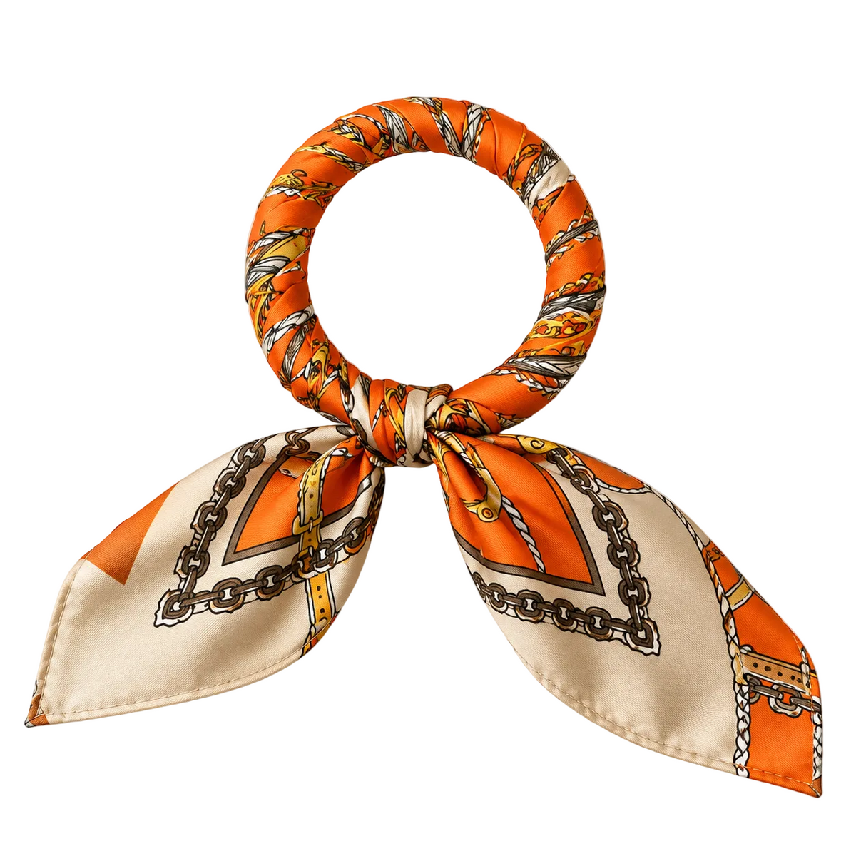 Bracelets- Silk Wrapped Tie Bangle Bracelet