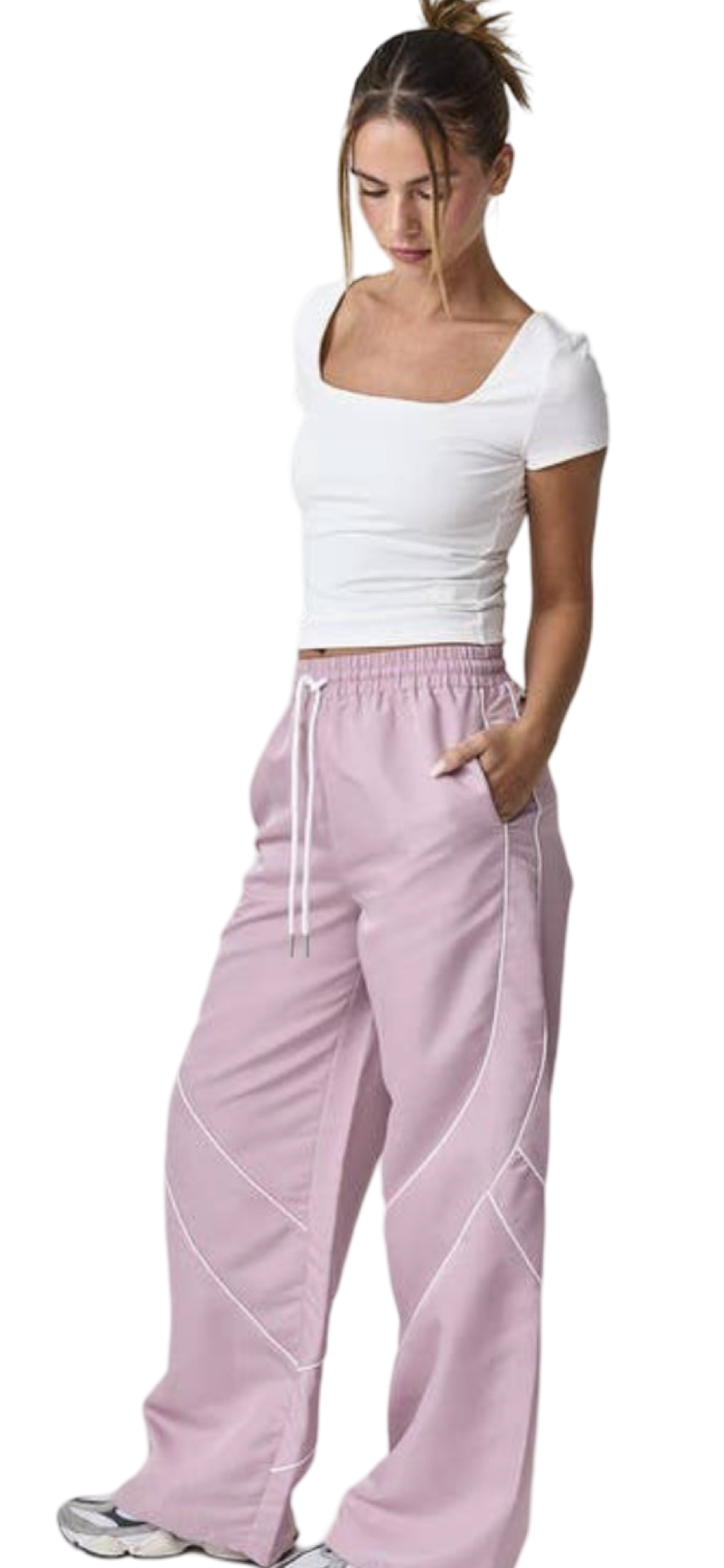 Apparel- Papermoon Nova Slim Fit Square Neck Top