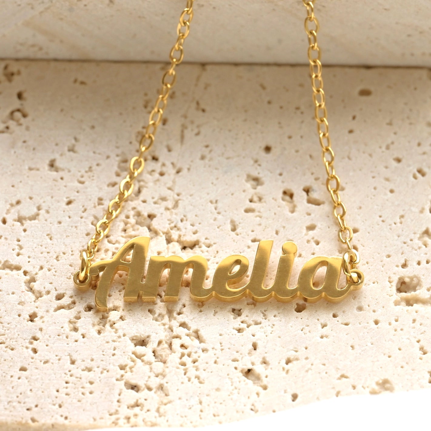 Necklaces- 18k Personalized Name Necklace