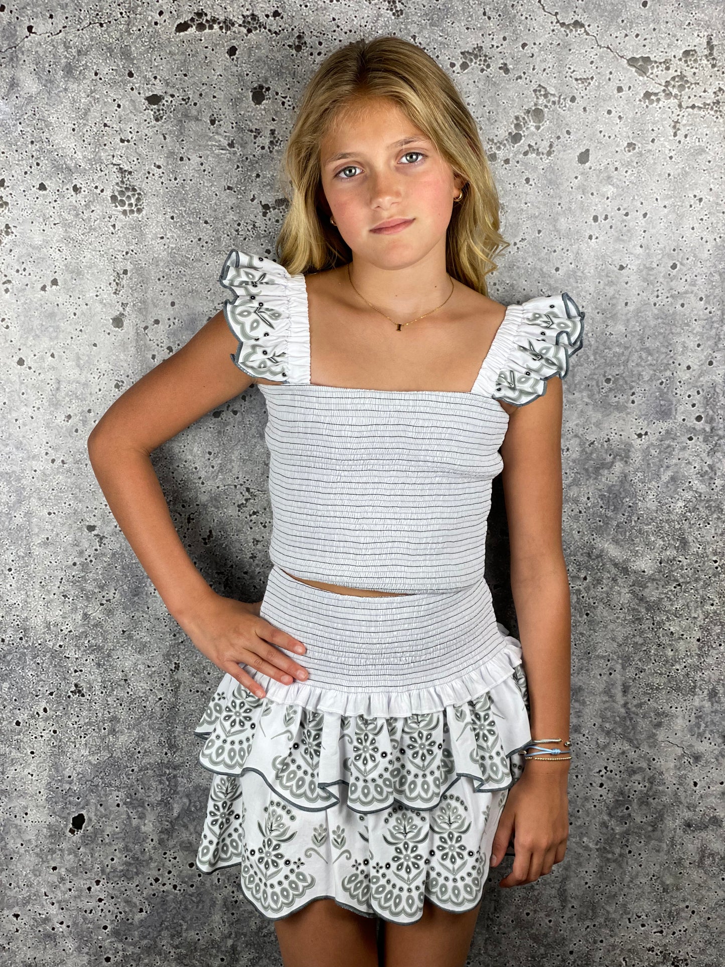 Girls- If So Printed Skirt