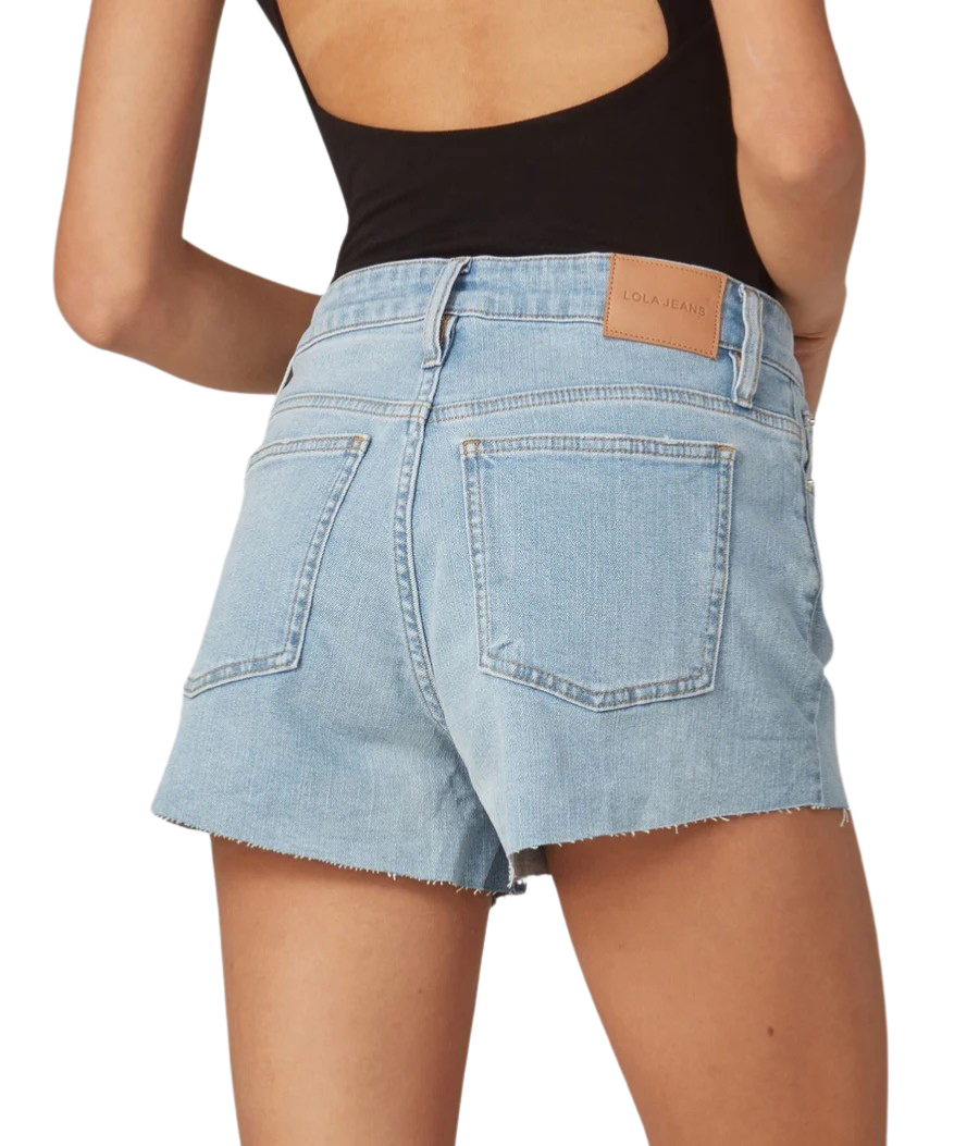 Apparel- Lola Jeans Liana High Rise Denim Shorts