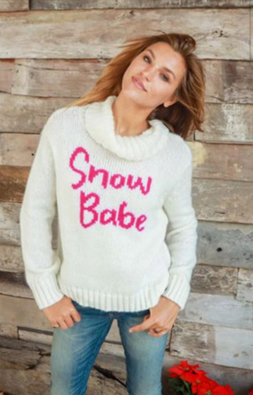 Apparel- Wooden Ships Snow Babe Sweater
