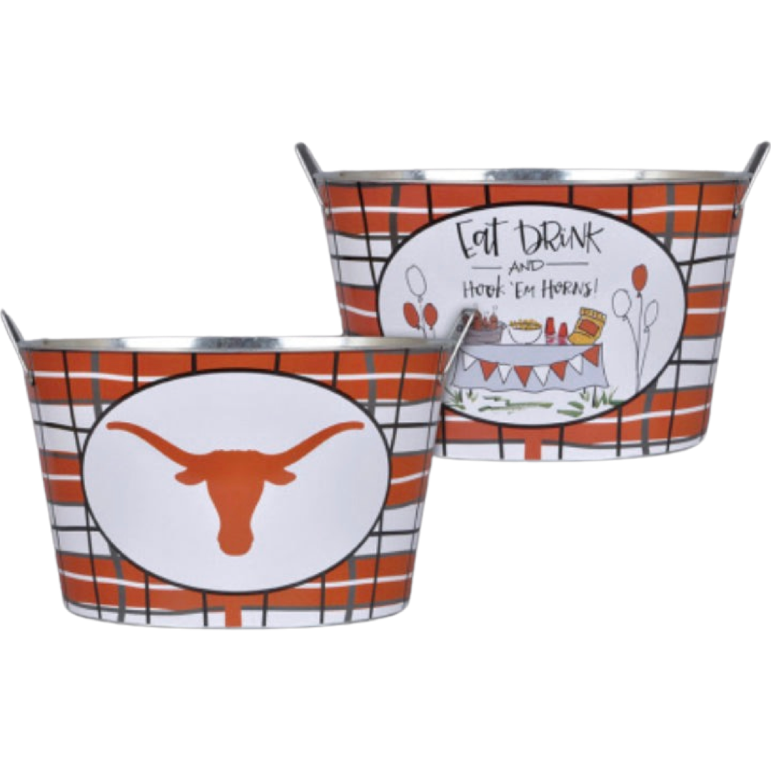 Drink Bucket- Magnolia Lane Texas Metal Bucket