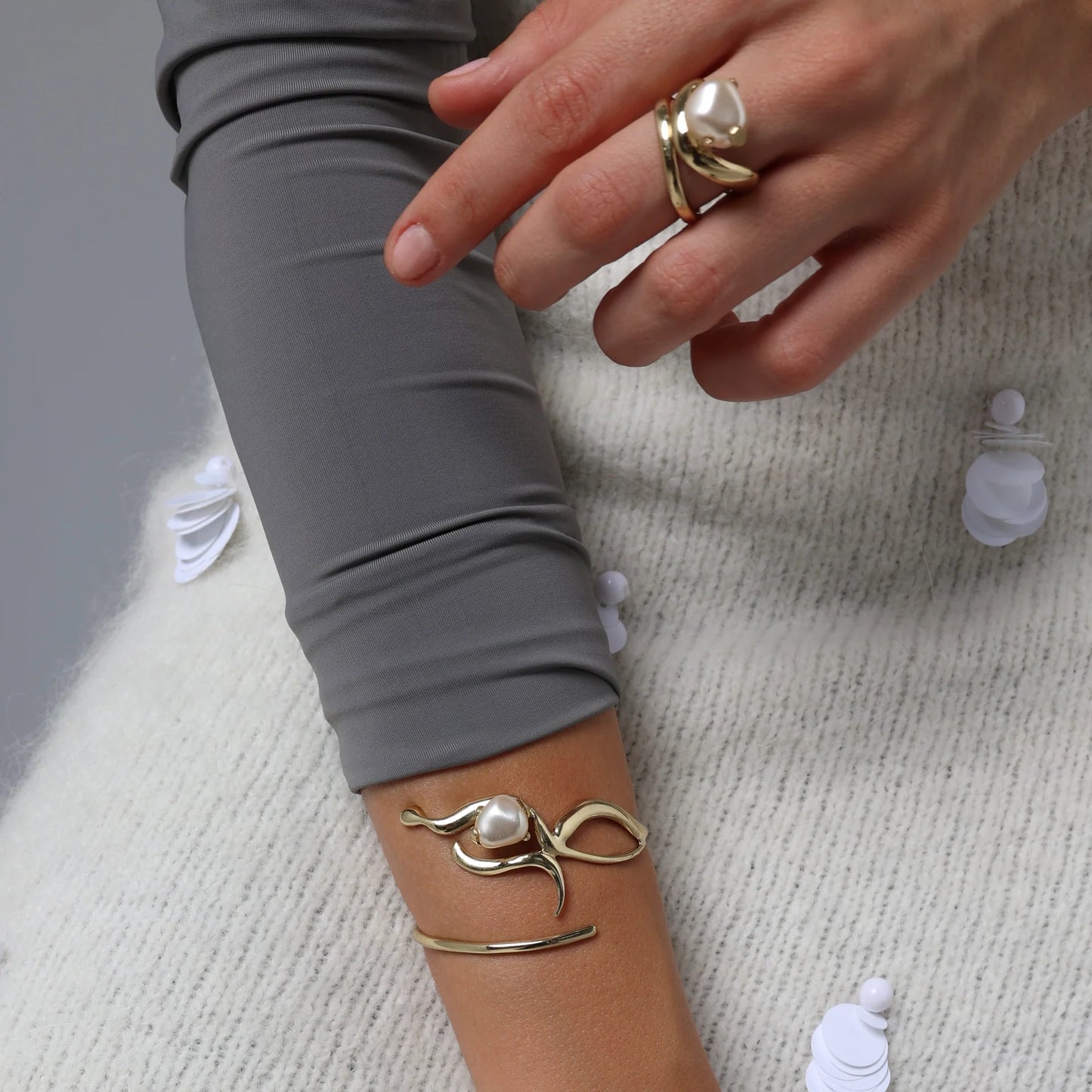 Rings- Kalliope Swirl Layered Ring
