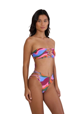 Swimwear- Stone Fox Swim Theo Mid-Rise Bottom