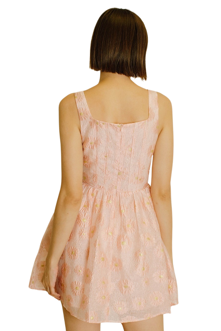 Apparel- Storia Daisy Floral Organaza Mini Dress
