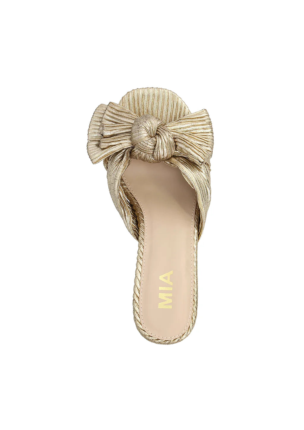 Shoes- MIA Mechelle Bow Front Slide Sandal