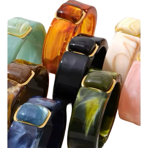 Bracelets- M&E Bling Retro Resign Hinge Bracelet