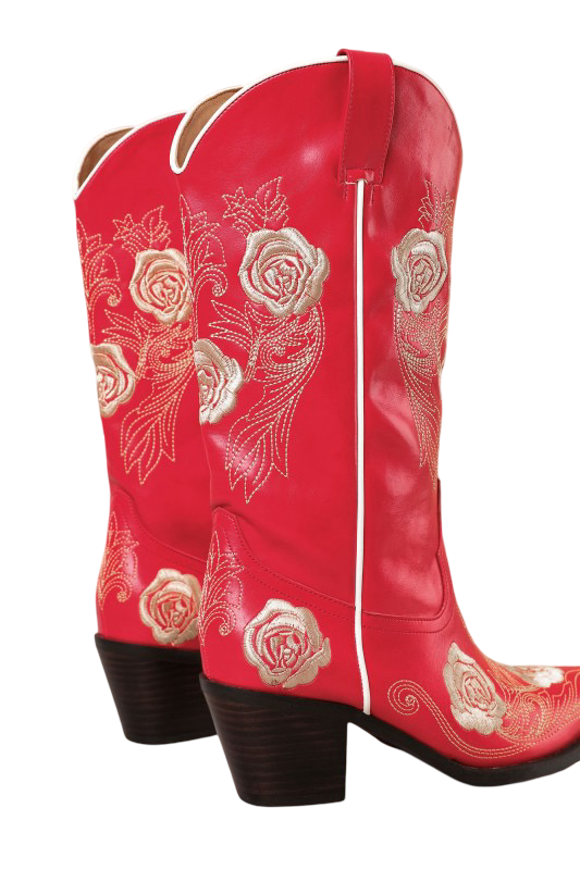 Boots- Mi.iM Callie Embroidered Mid Boot
