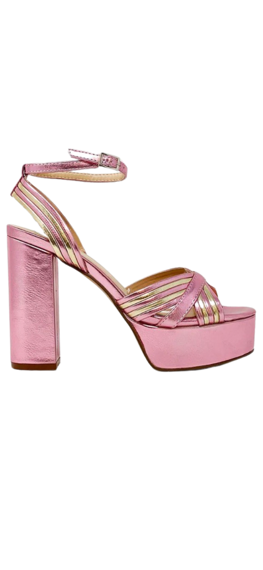 Shoes- Shu Shop Eloisa Pink Multi Heels