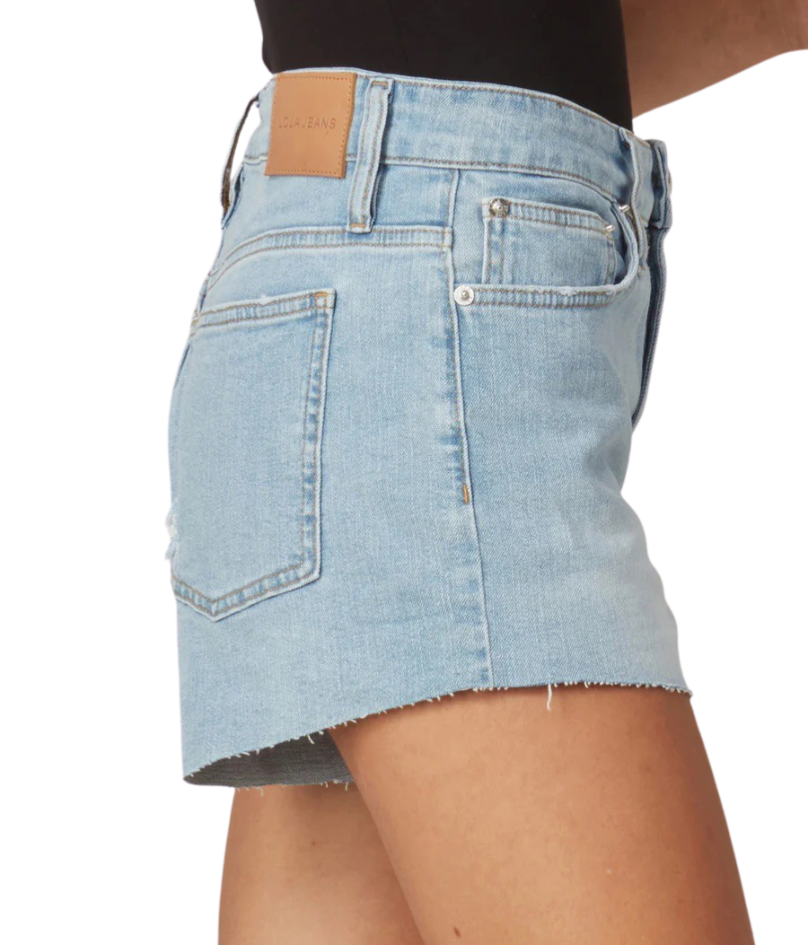 Apparel- Lola Jeans Liana High Rise Denim Shorts