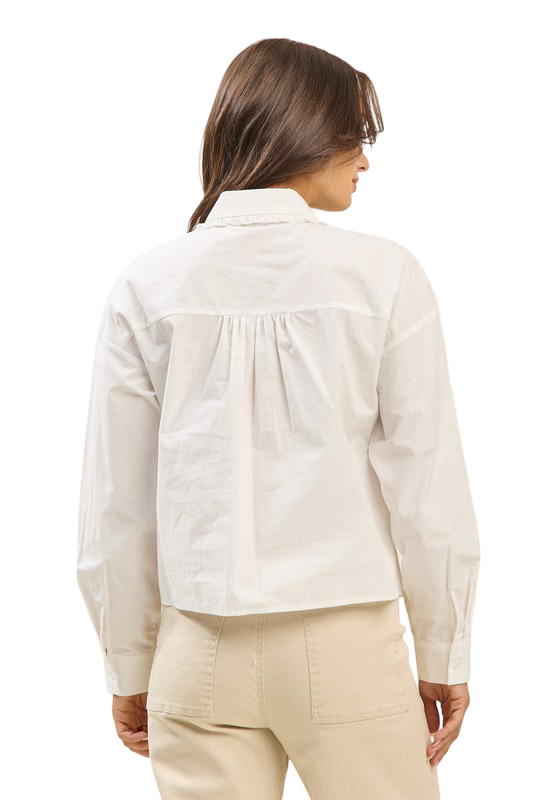 Apparel- Able Top Bow Front Blouse