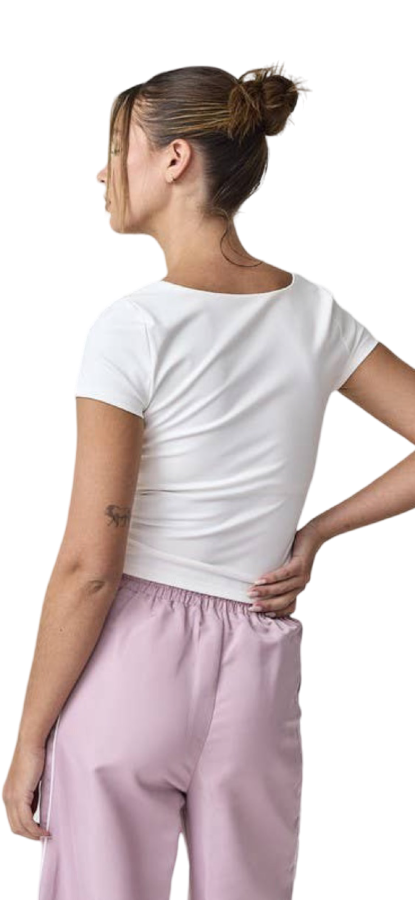 Apparel- Papermoon Nova Slim Fit Square Neck Top