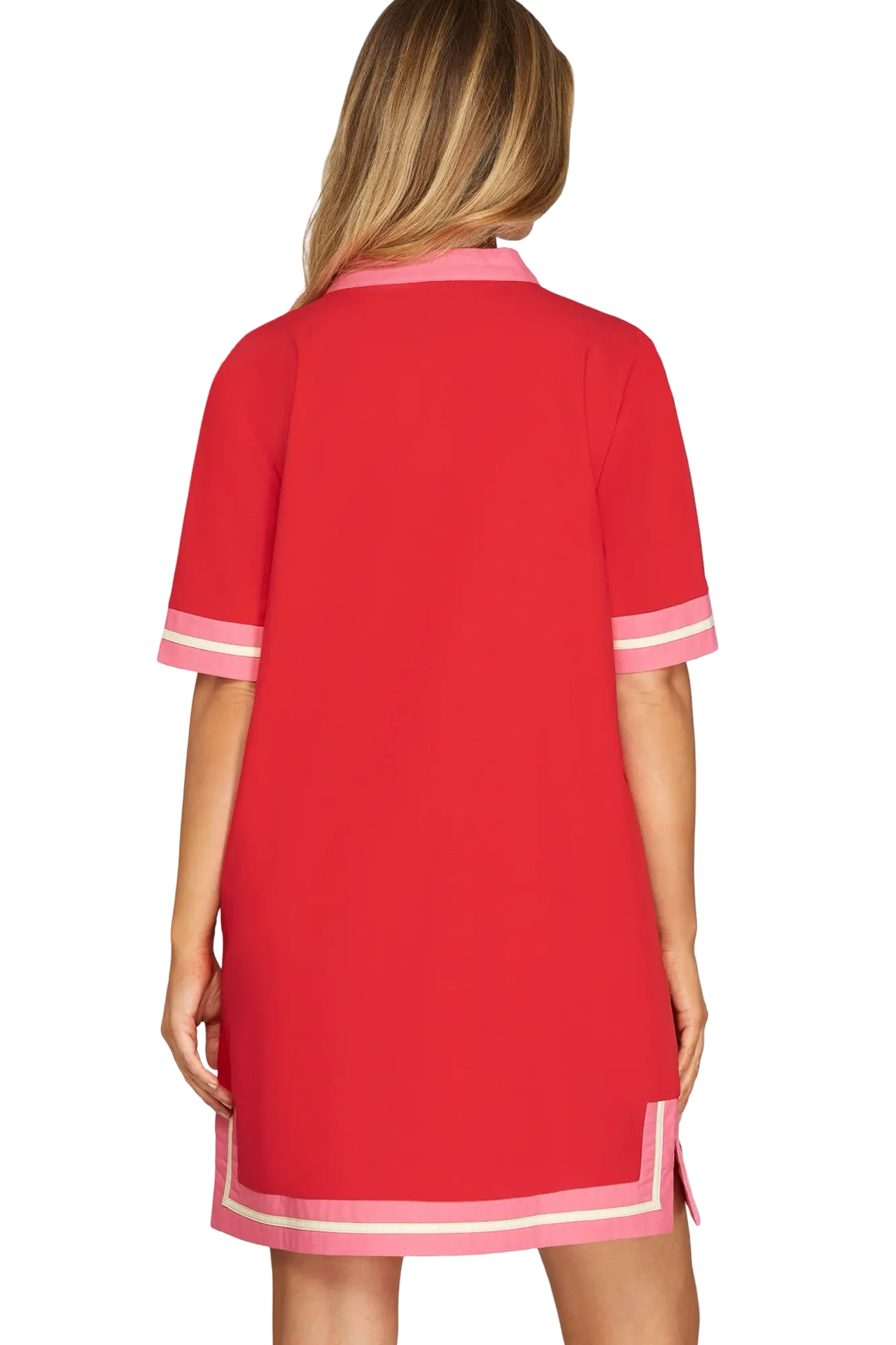 She+Sky Color Block Mini Dress