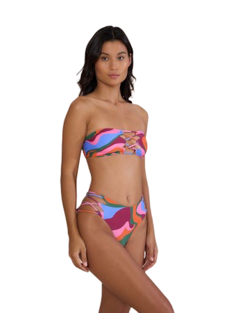 Swimwear- Stone Fox Swim Theo Mid-Rise Bottom