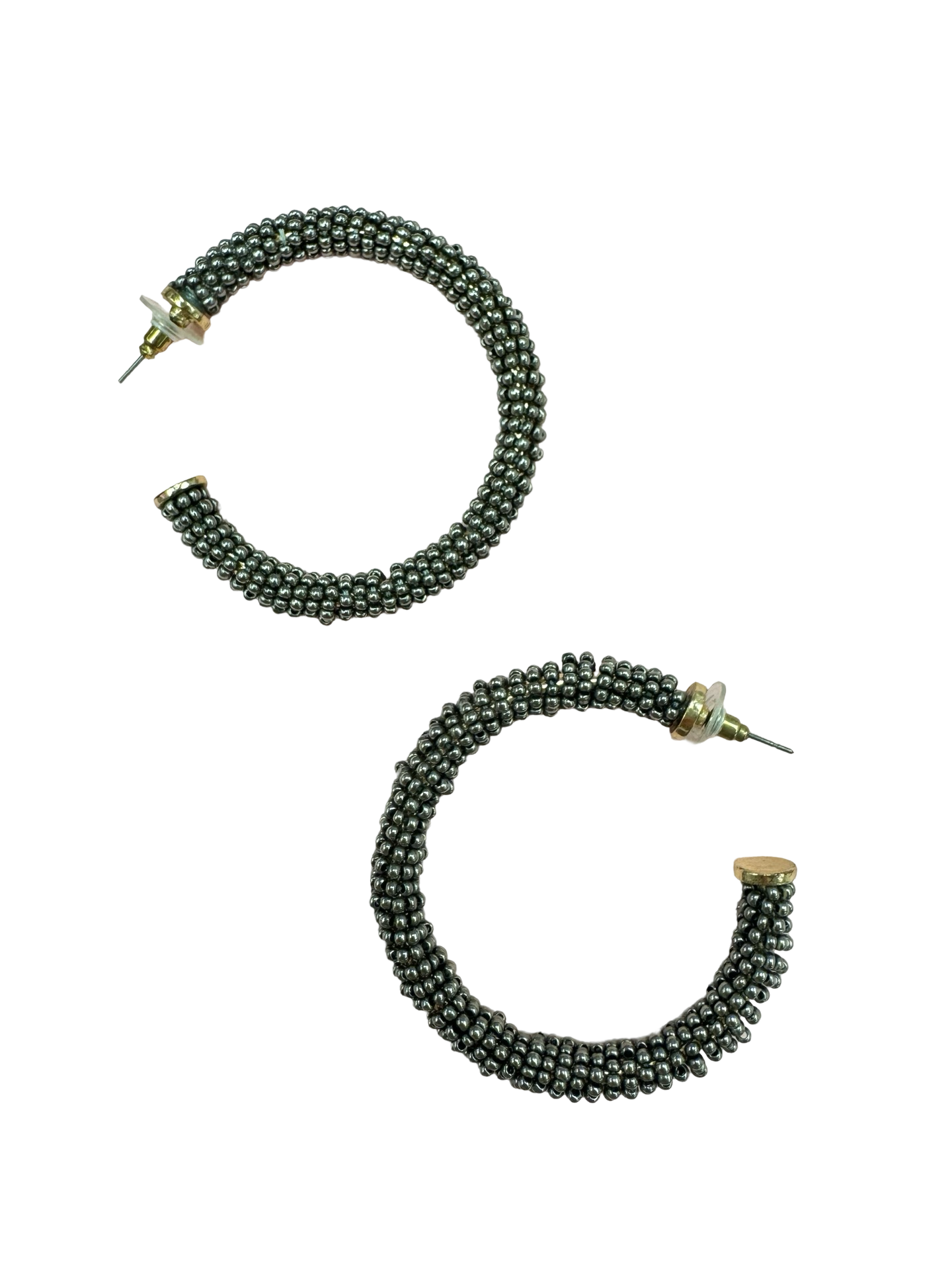 Jewelry- Color Beaded Hoops