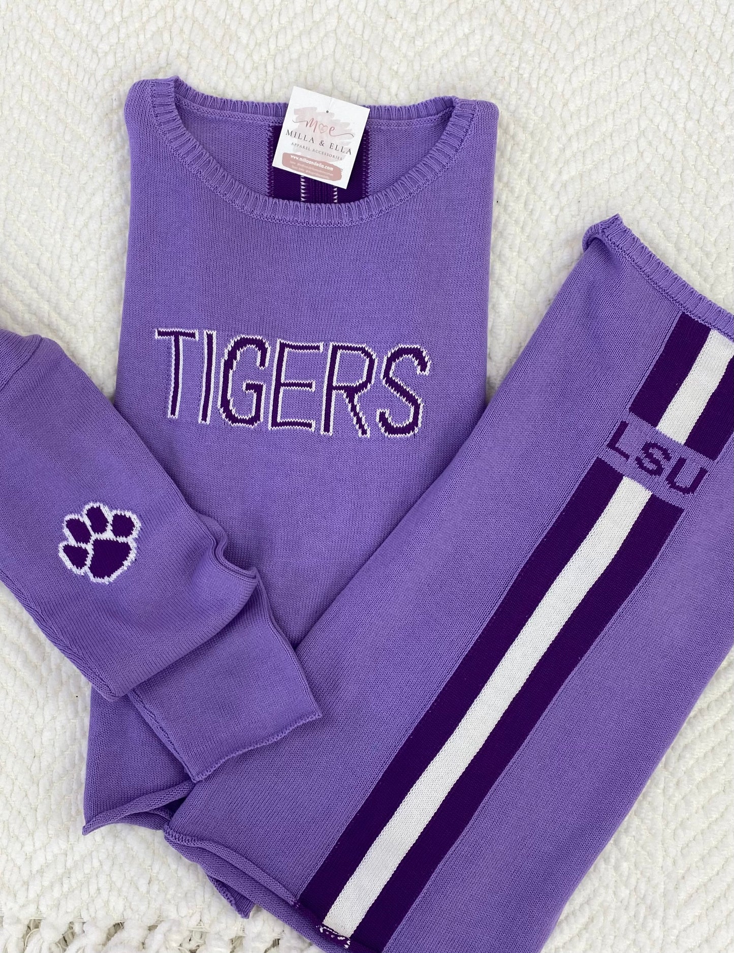 Apparel- Game Day Collegiate Custom Sweaters Louisiana
