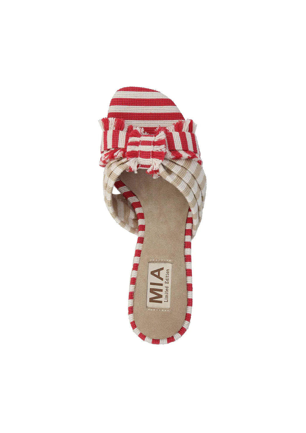 Shoes- MIA Isandra Raffia Bow Heel