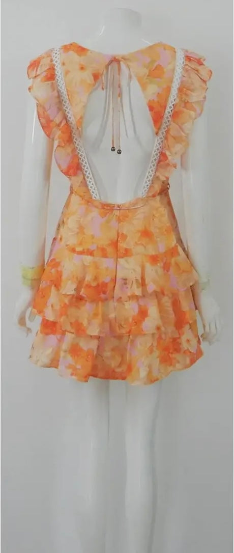 Apparel- One and Only Dolman Sleeve Floral Mini Dress