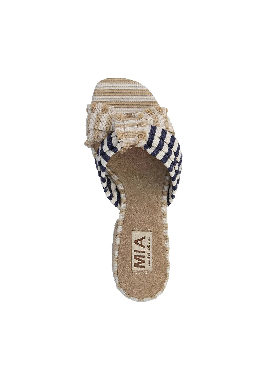 Shoes- MIA Isandra Raffia Bow Heel