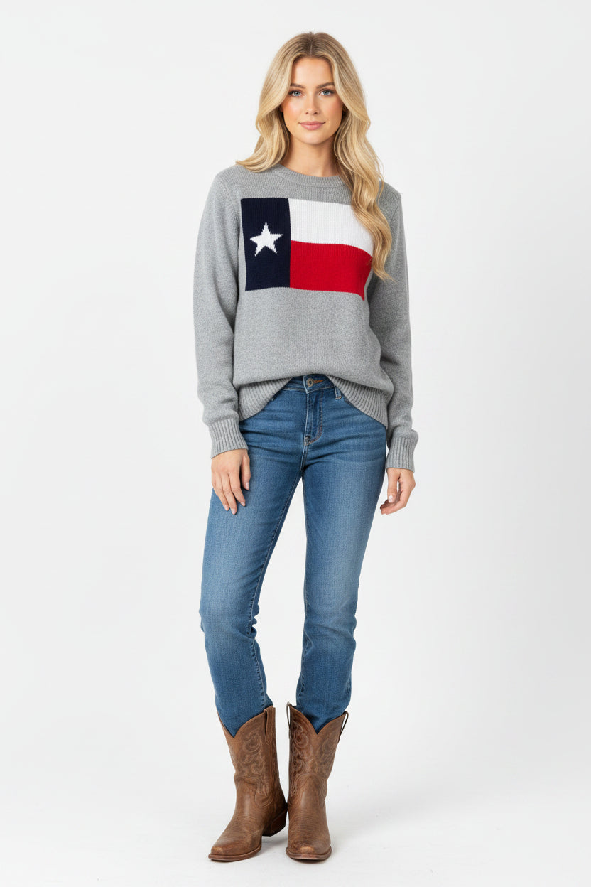 Road Trips Custom Texas Flag Sweater