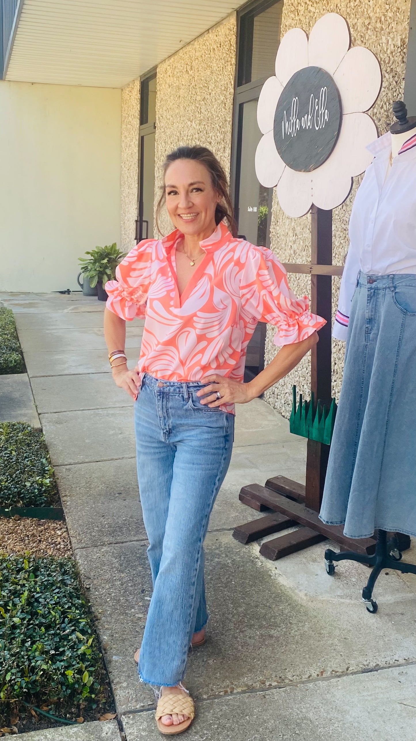 Apparel- Mary Square Jessica Sail Away Top
