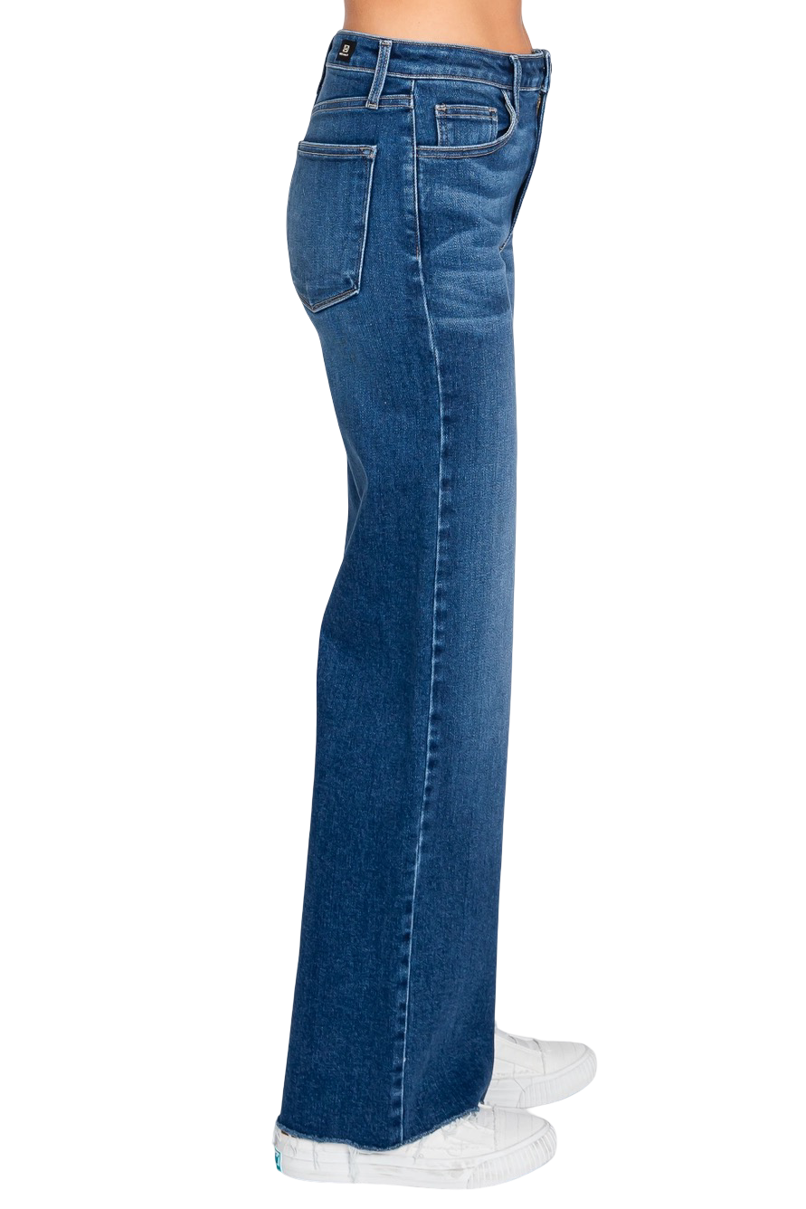 Apparel- Letter To Juliet Paola A-Line Wide Scissor Cut Jeans
