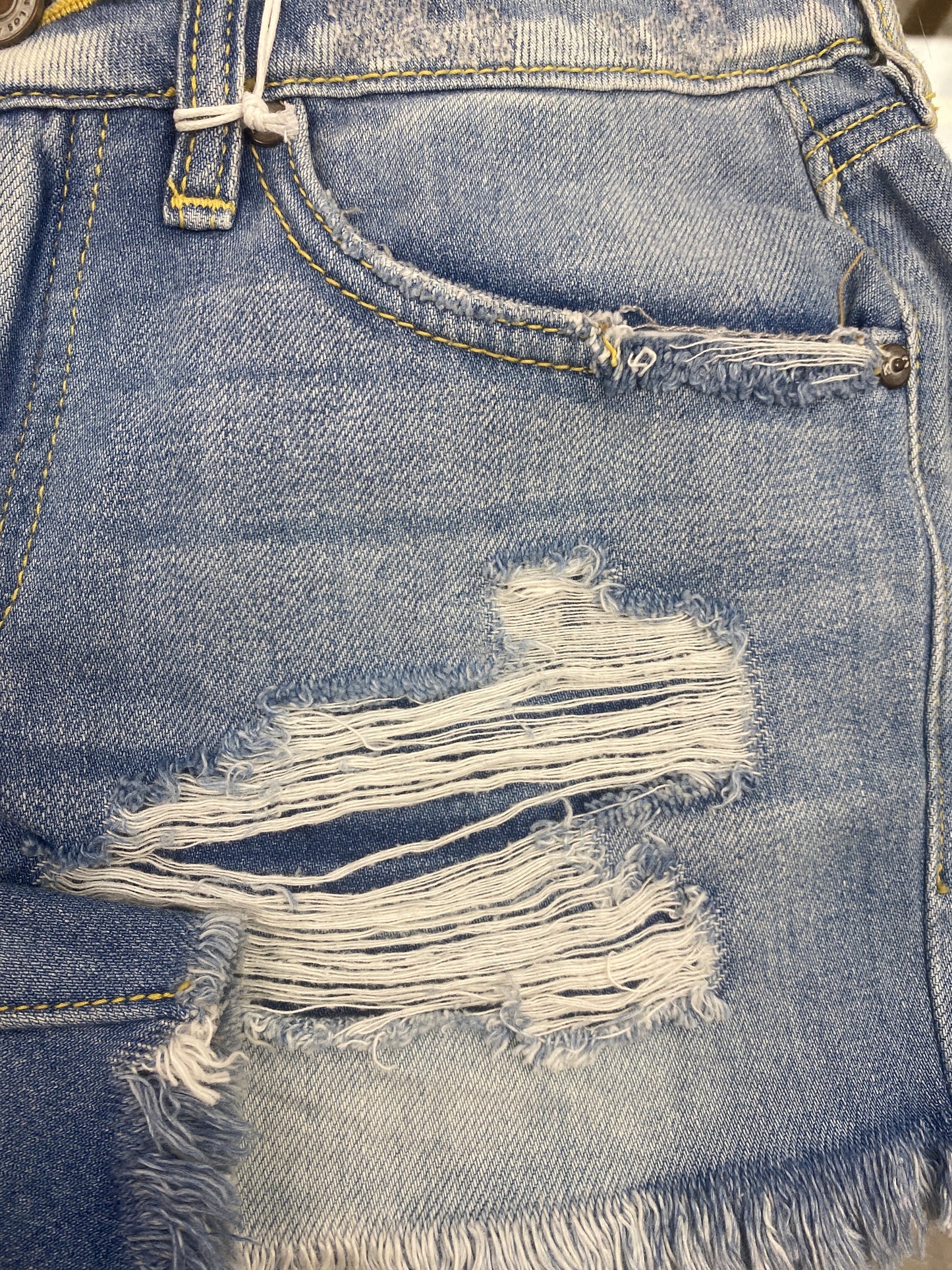 Apparel- Kan Can Boyfriend Mid Rise Denim Shorts