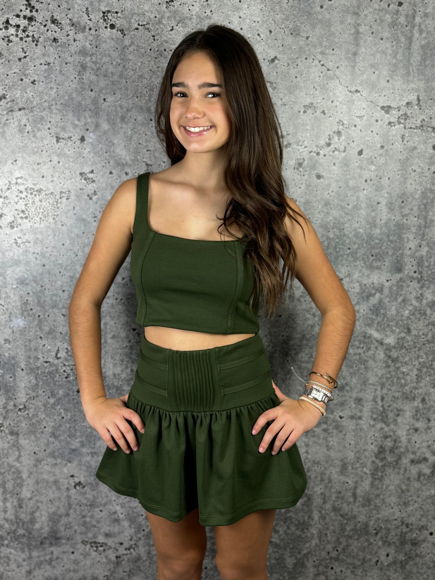 Girls- If So Stretch Ruffle Skirts