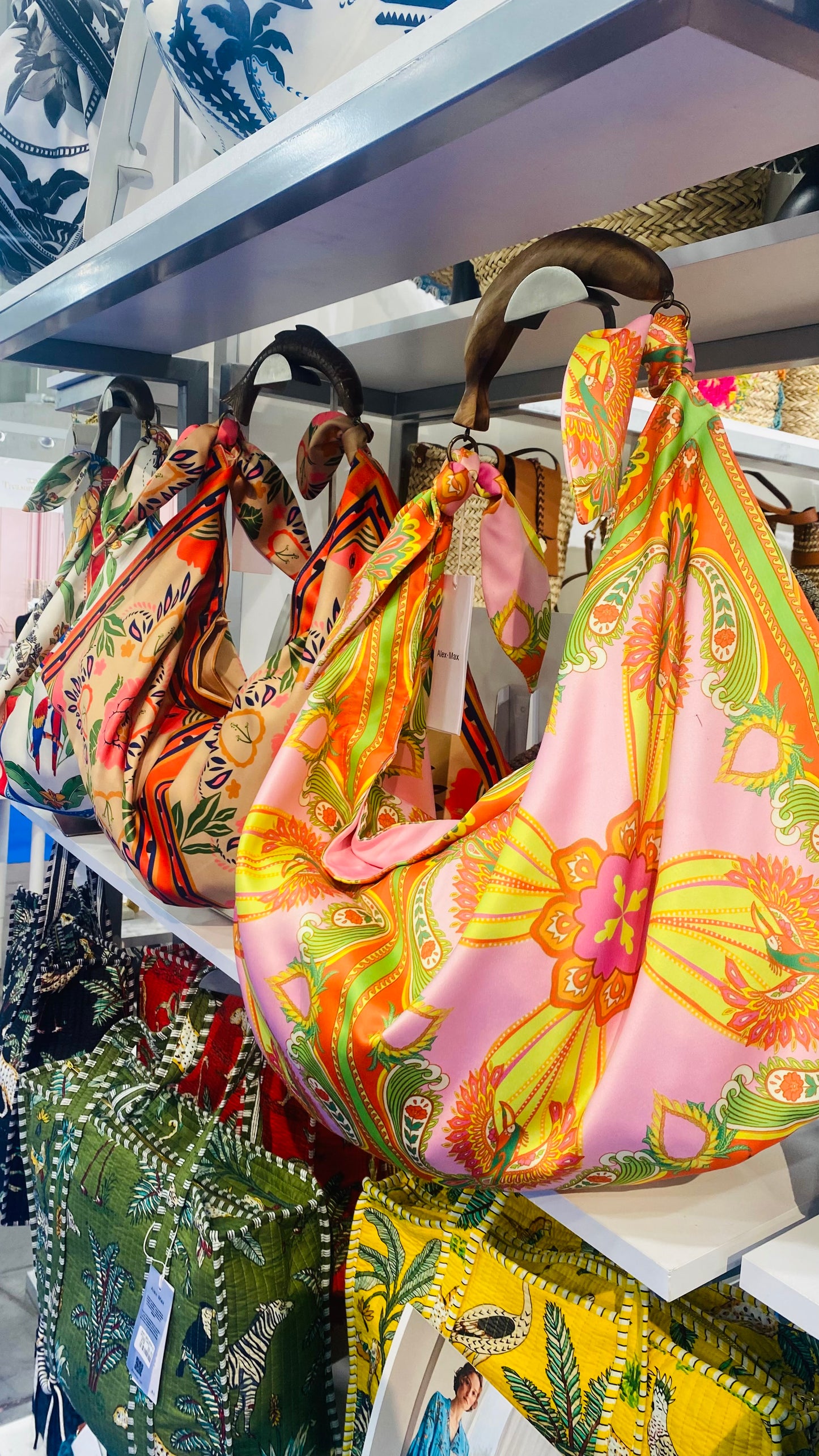 Bags- Alex-Max Italian Silk Boho Bag