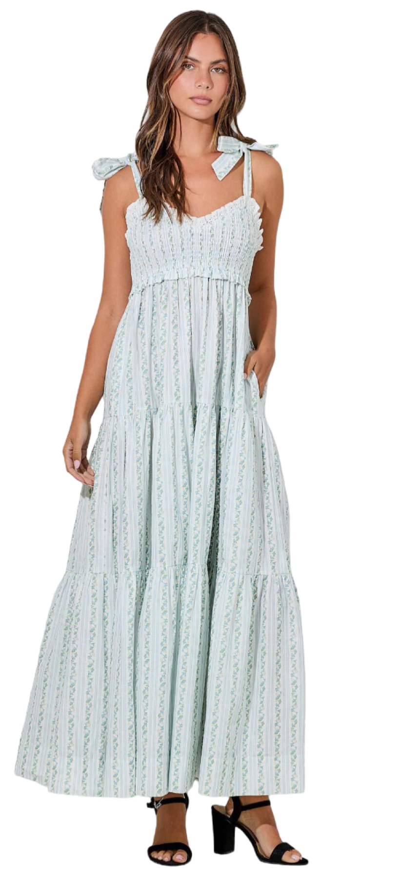Apparel-Baeverly by Madewell Floral Maxi Sundress