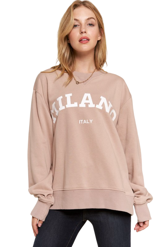 Apparel- And The Why Washed Milano Pullover Sweatshirt