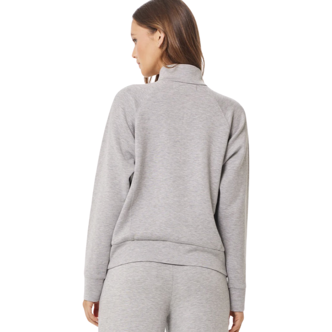 Apparel- Vintage Havana Cloud Fleece Half Zip Sweater