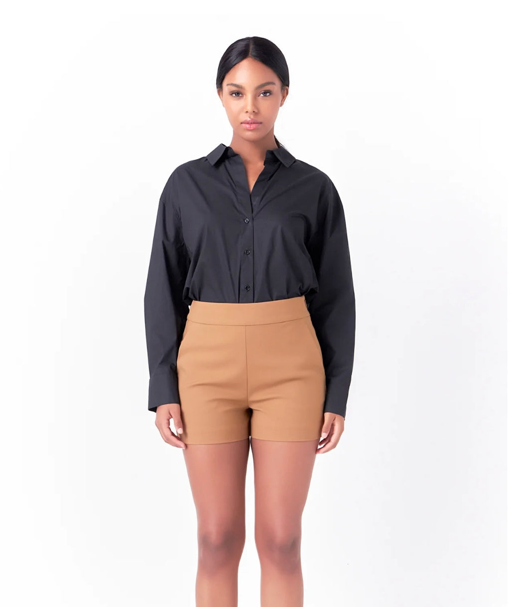 Apparel- English Factory High Waisted Mini Shorts