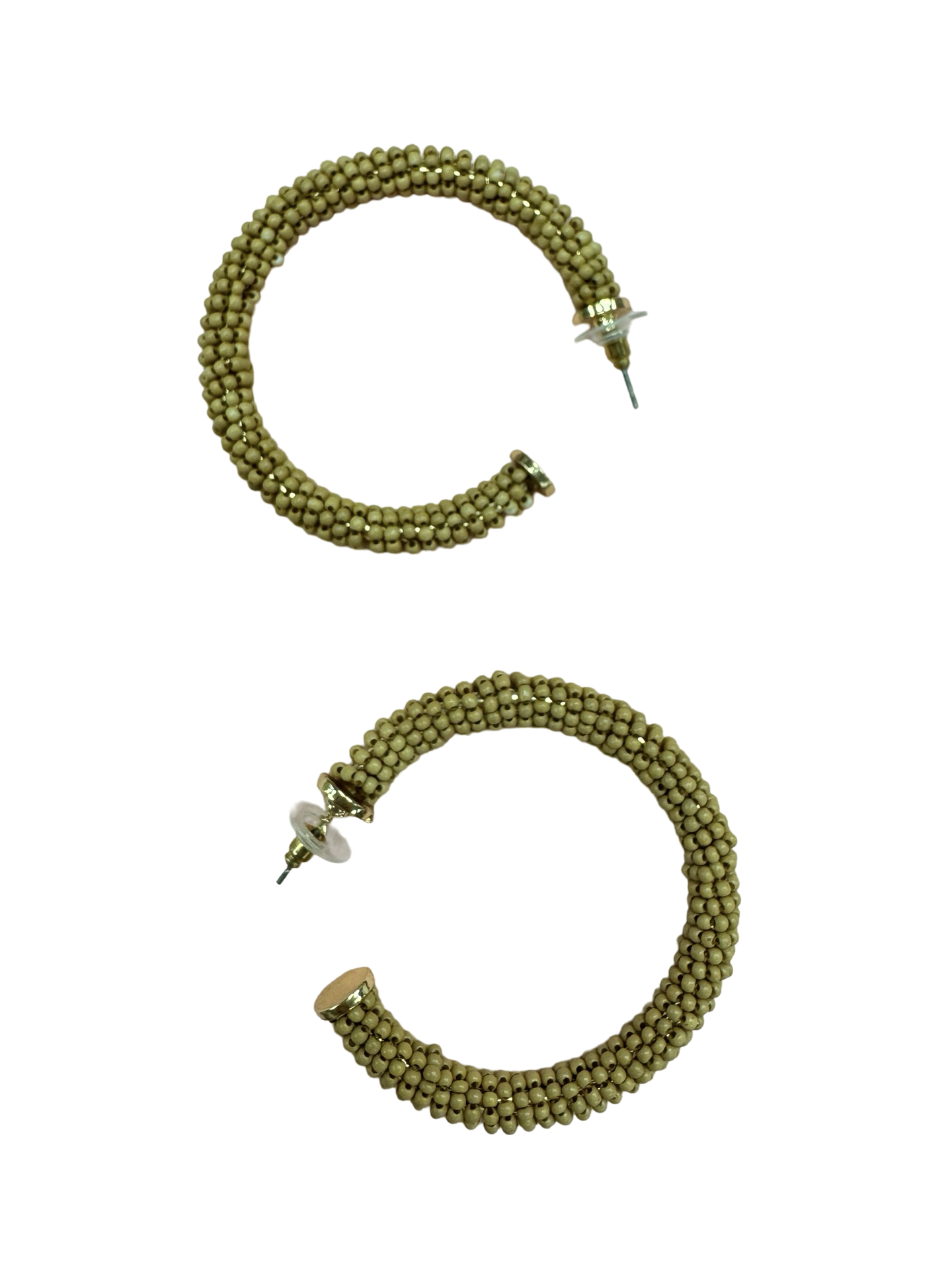 Jewelry- Color Beaded Hoops