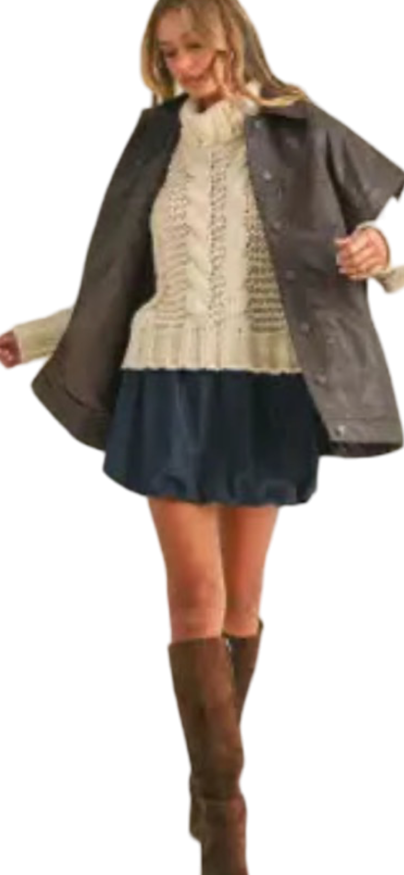 Apparel- Klesis Oversized Faux Leather Vest with Pockets