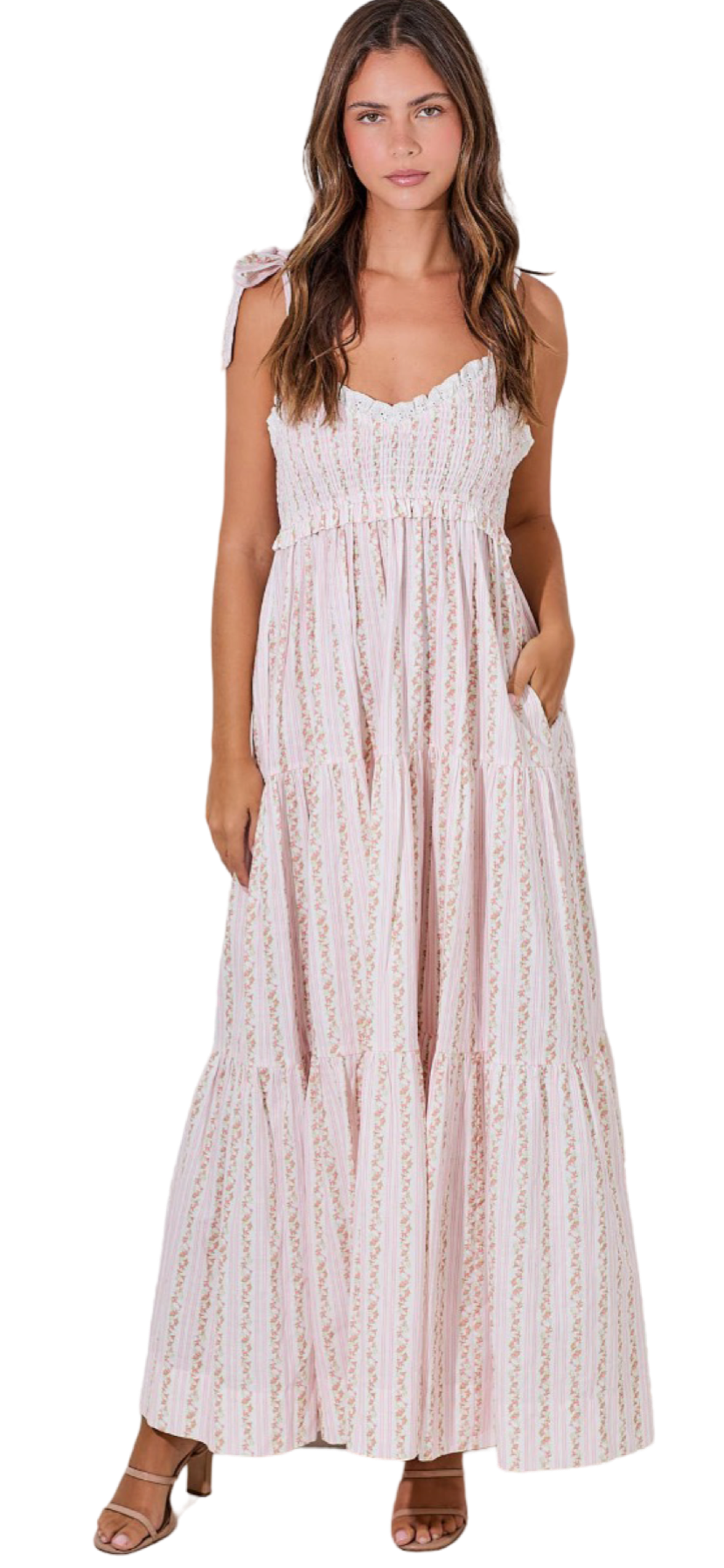 Apparel-Baeverly by Madewell Floral Maxi Sundress
