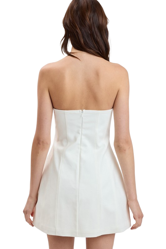 Sky to Moon Color Line Bodycon Mini Dress