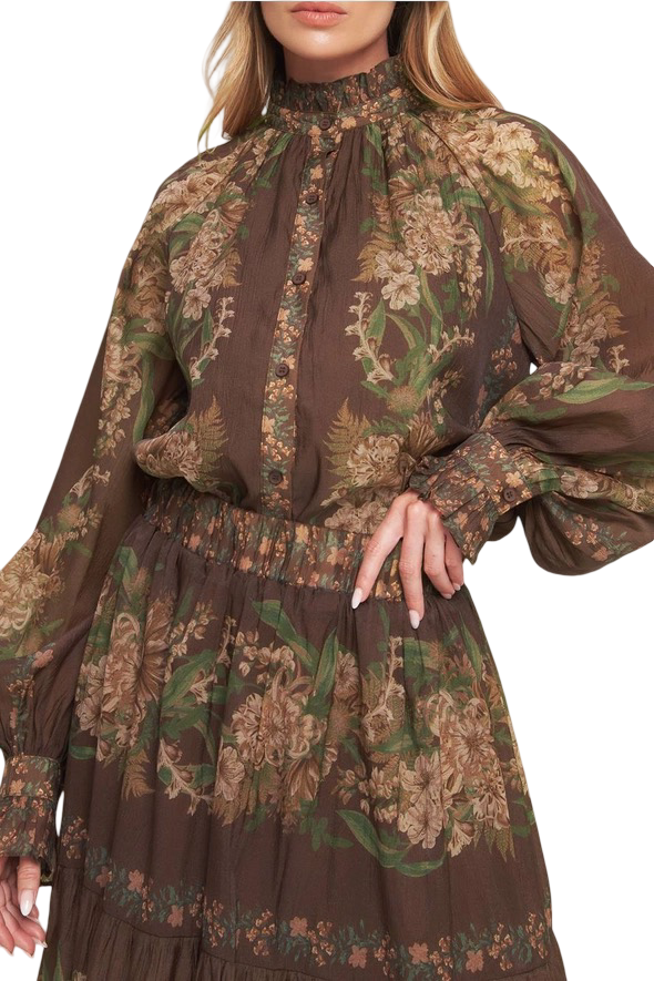 Apparel- Flying Tomato Floral Maxi Skirt