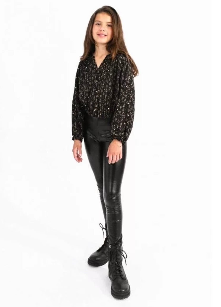Girls-Mini Molly Bracken Pattern Woven Blouse