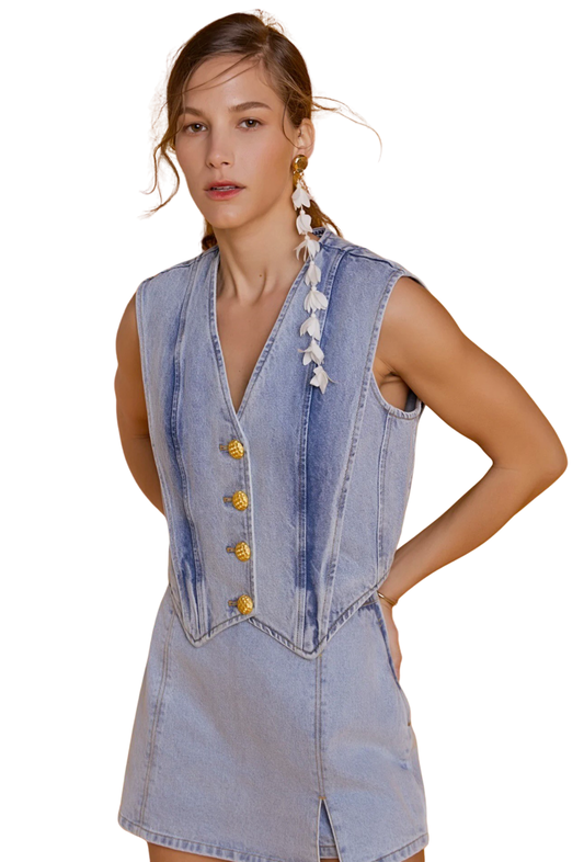 Apparel- English Factory Denim Vest