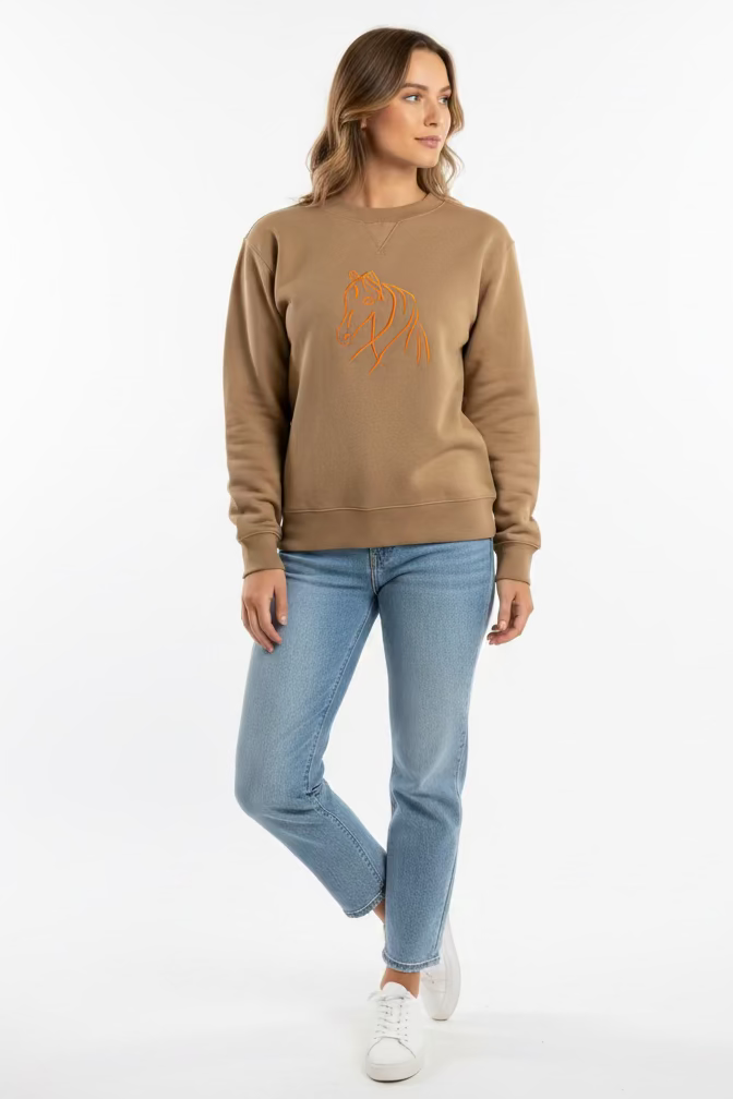 Road Trips Custom Neon Horse Sweatshirt