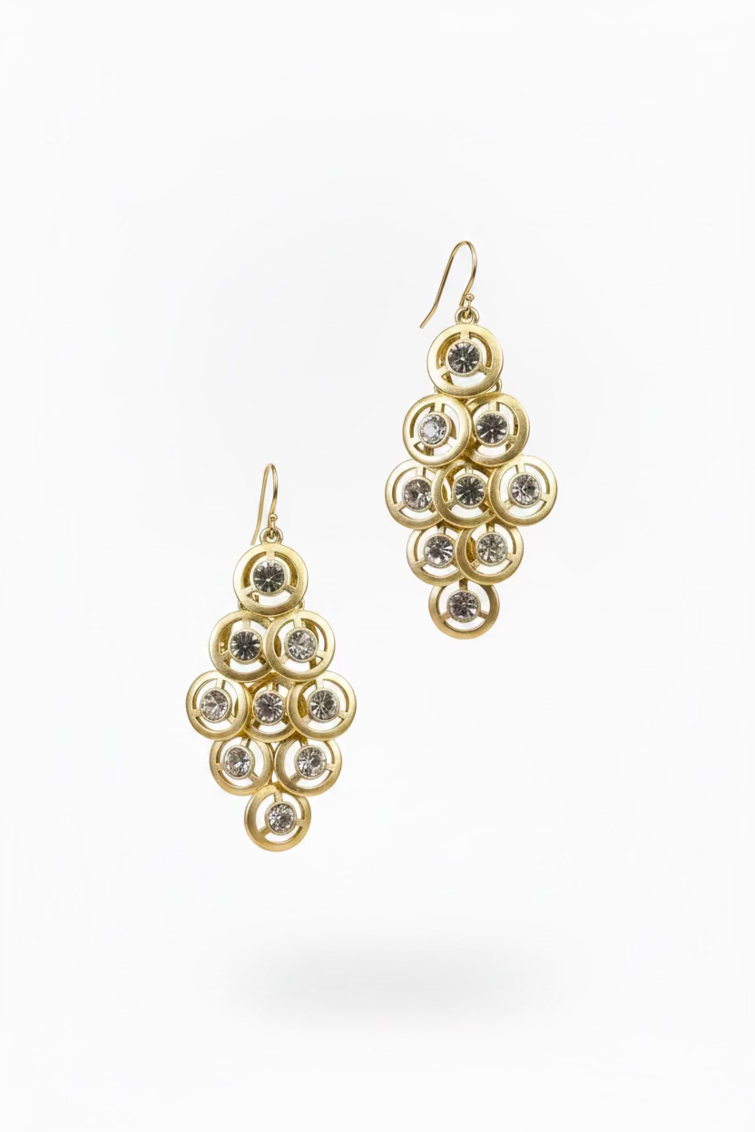 Earrings - Gold-Tone Dangle Earrings