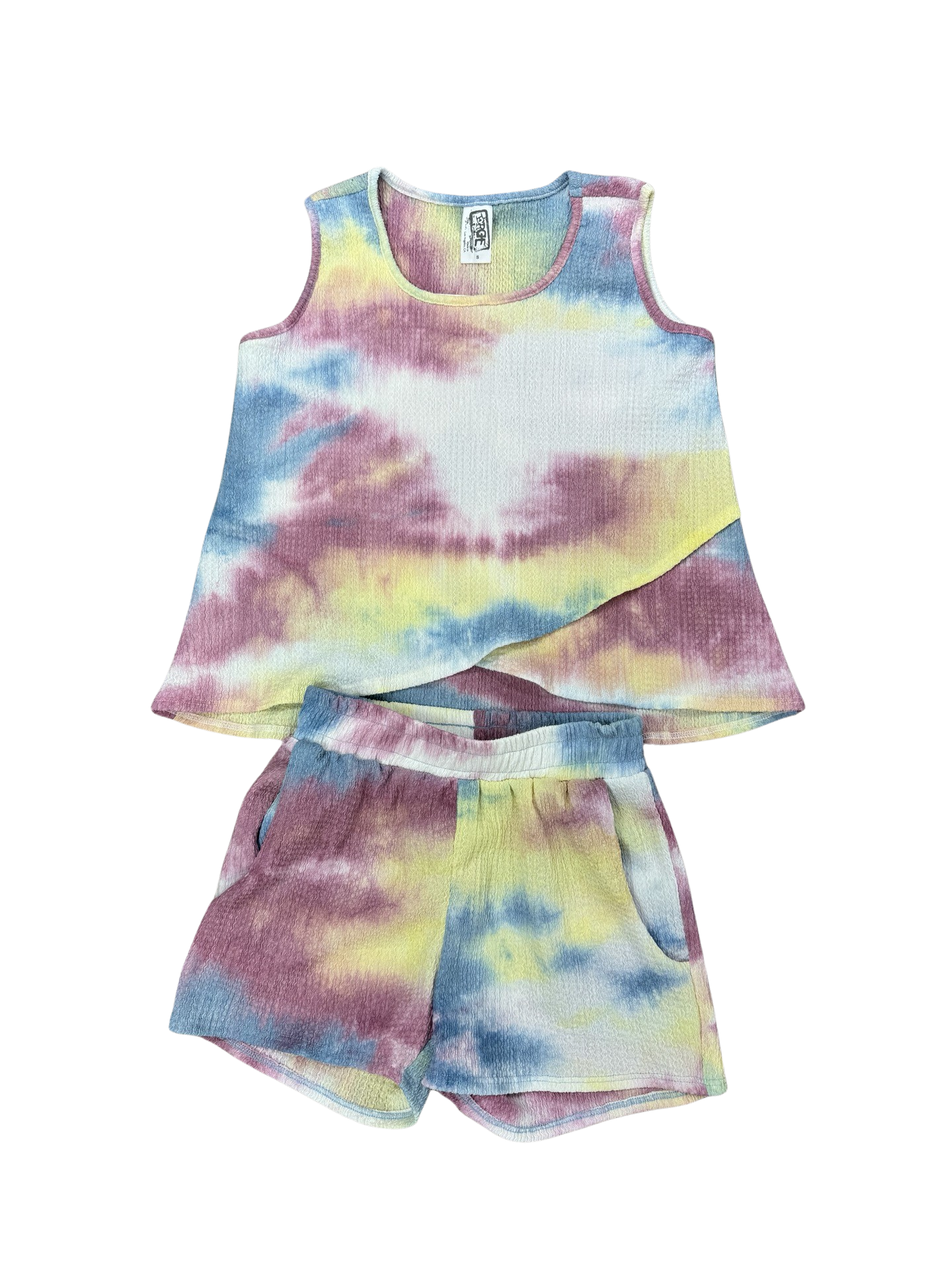 Girls- Erge Tie Dye Short Set